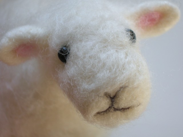 felted sheep