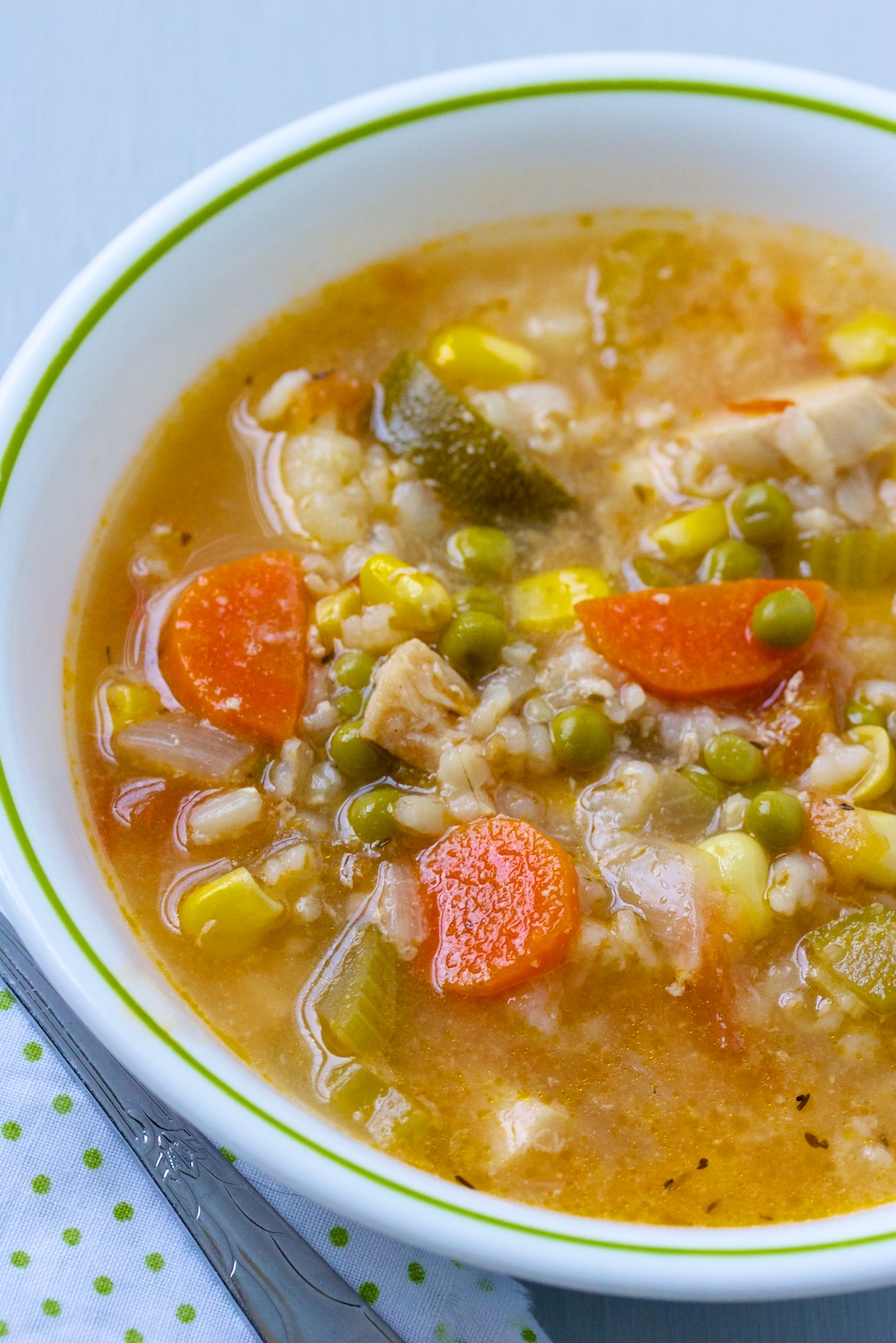 chicken, veggie & rice soup/stoup | movita beaucoup