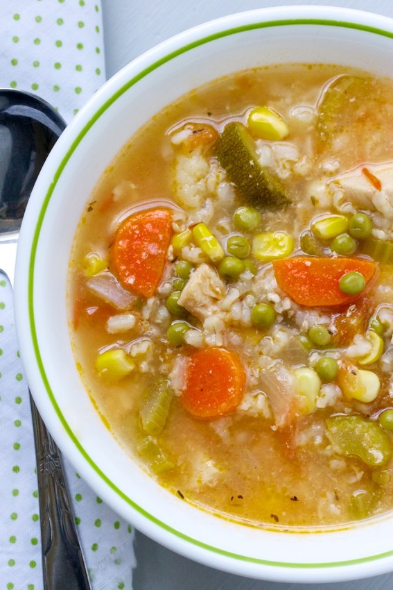 chicken, veggie & rice soup/stoup | movita beaucoup
