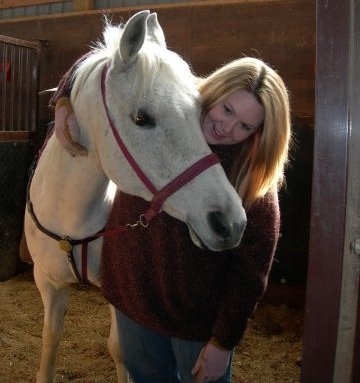 kim and her rad horse