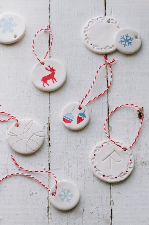 diy clay gift tags and ornaments | movita beaucoup