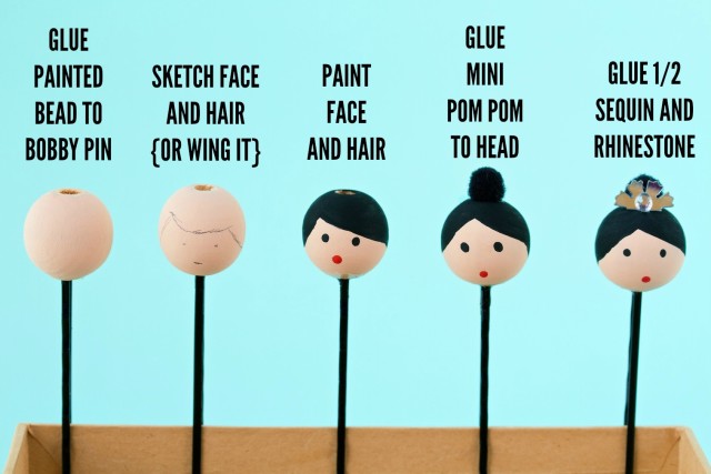 bunhead bobby pins | movita beaucoup - an easy DIY for the dancer in your life!