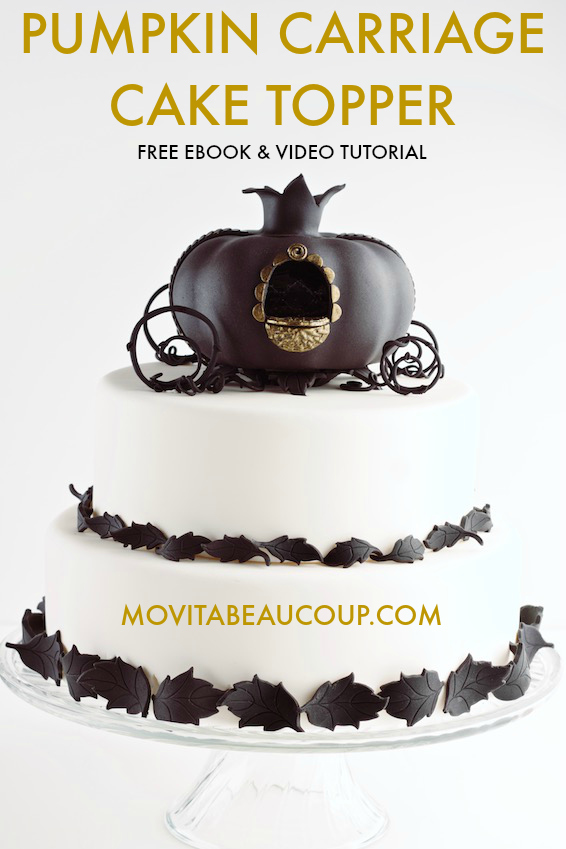 pumpkin carriage cake topper tutorial // movita beaucoup