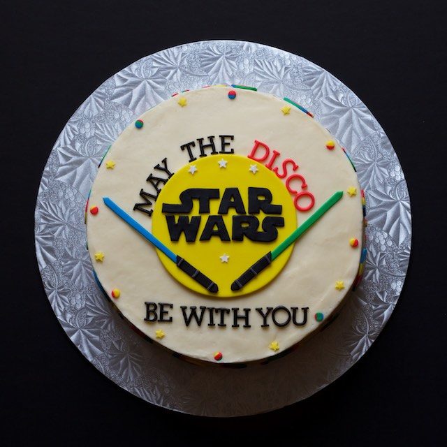 star wars disco cake // movita beaucoup